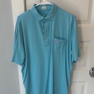 johnnie-O Aqua Polo Shirt